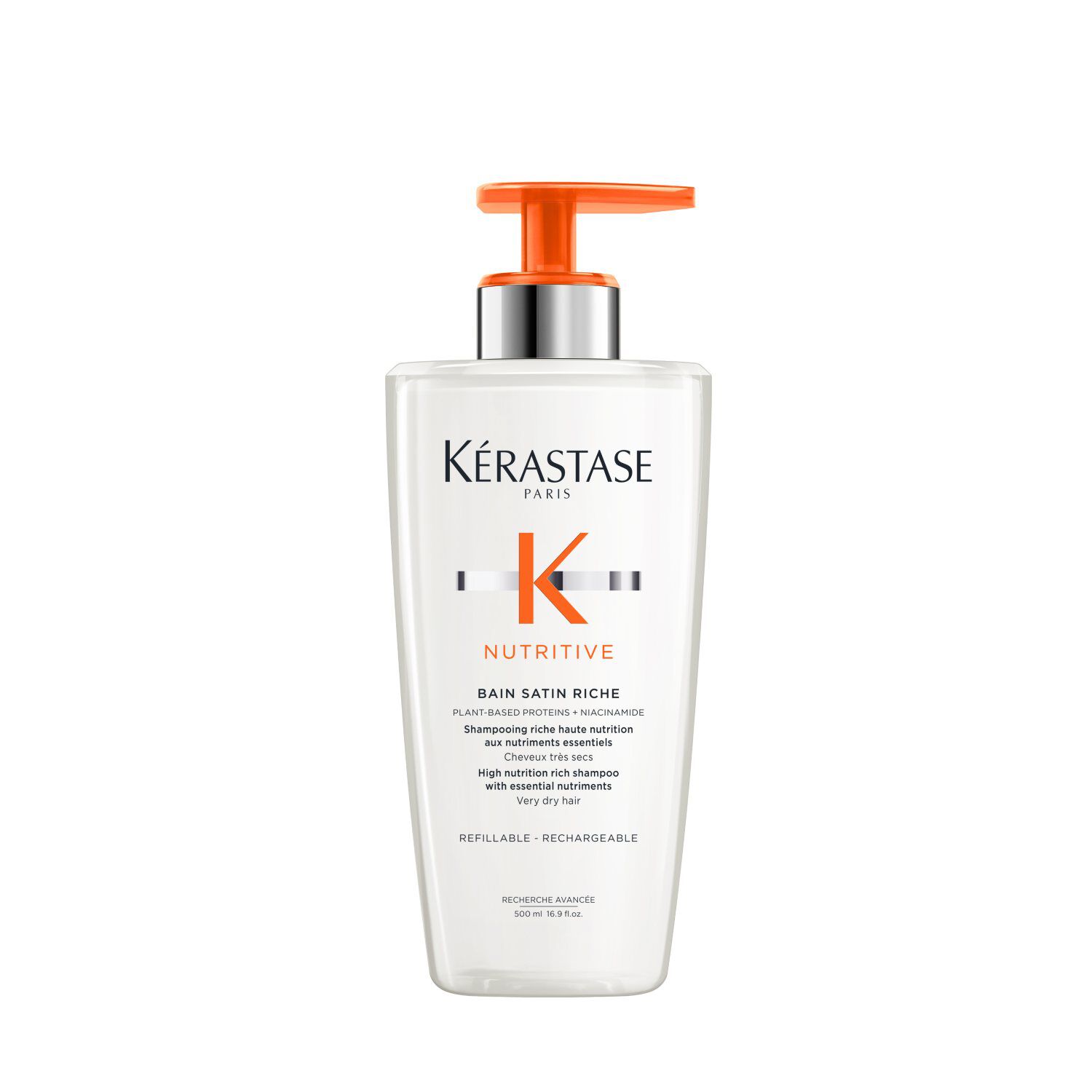 Champu Recargable 500ml Bain Satin Riche