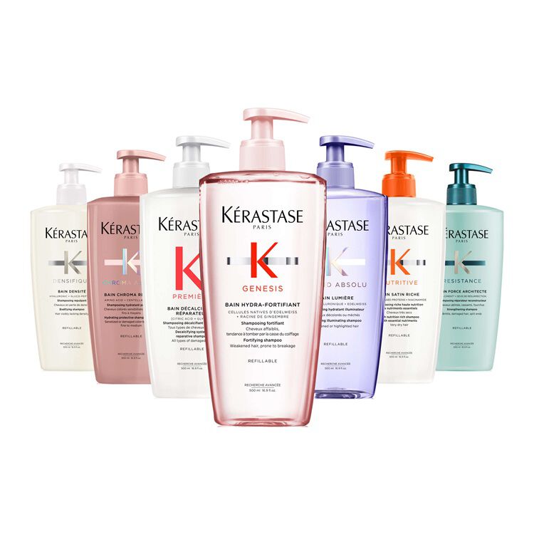 Champu Recargable 500ml Bain Satin Riche
