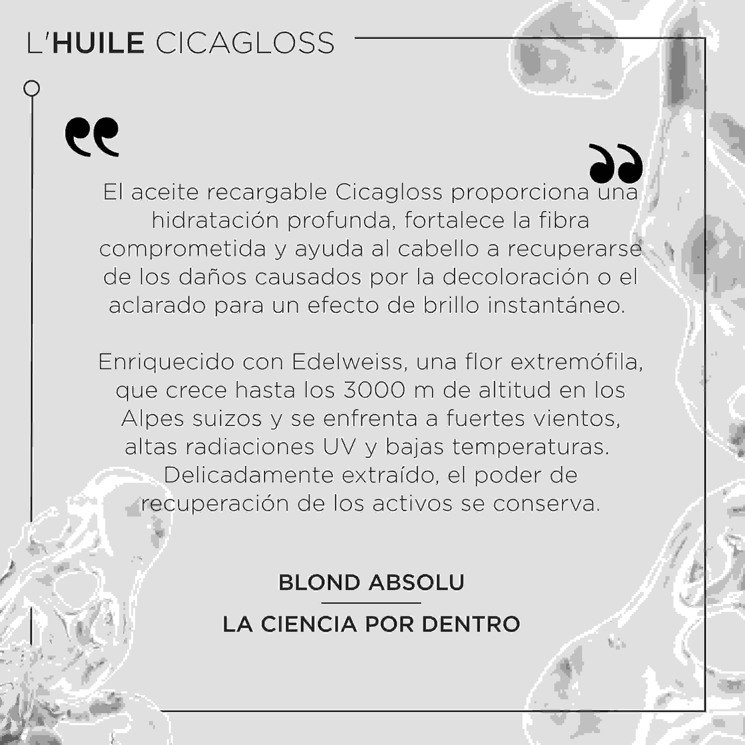 L'HUILE CICAGLOSS RECARGABLE 75ML