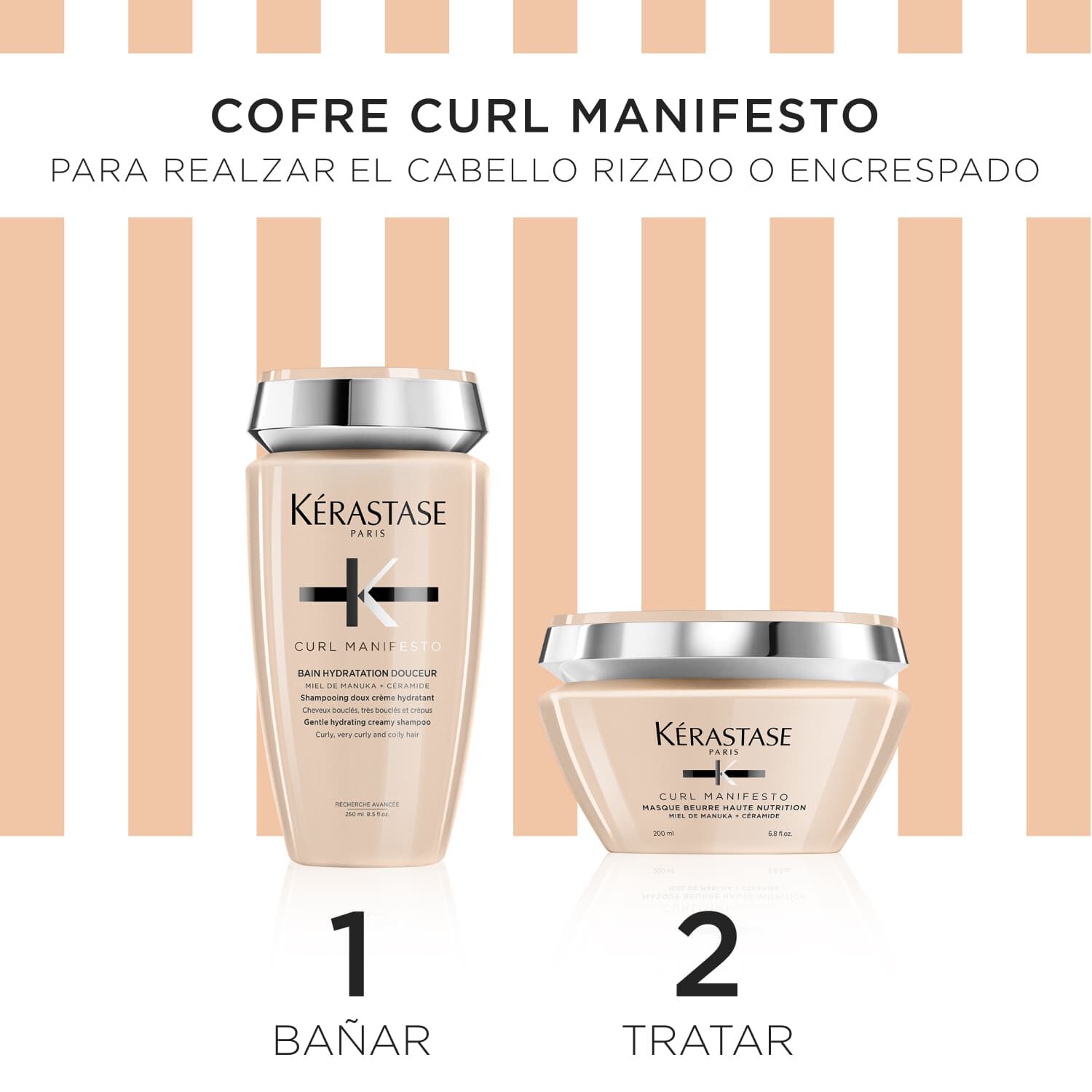 Curl Manifesto - Cofre para cabello rizado o encrespado
