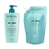 Duo Frasco dispensador 500ml + recambio ecologico 500ml Bain Force Architecte