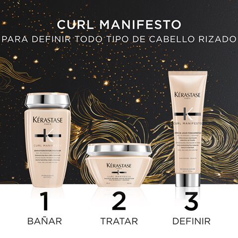Curl Manifesto - Cofre para cabello rizado o encrespado (normal o grueso)