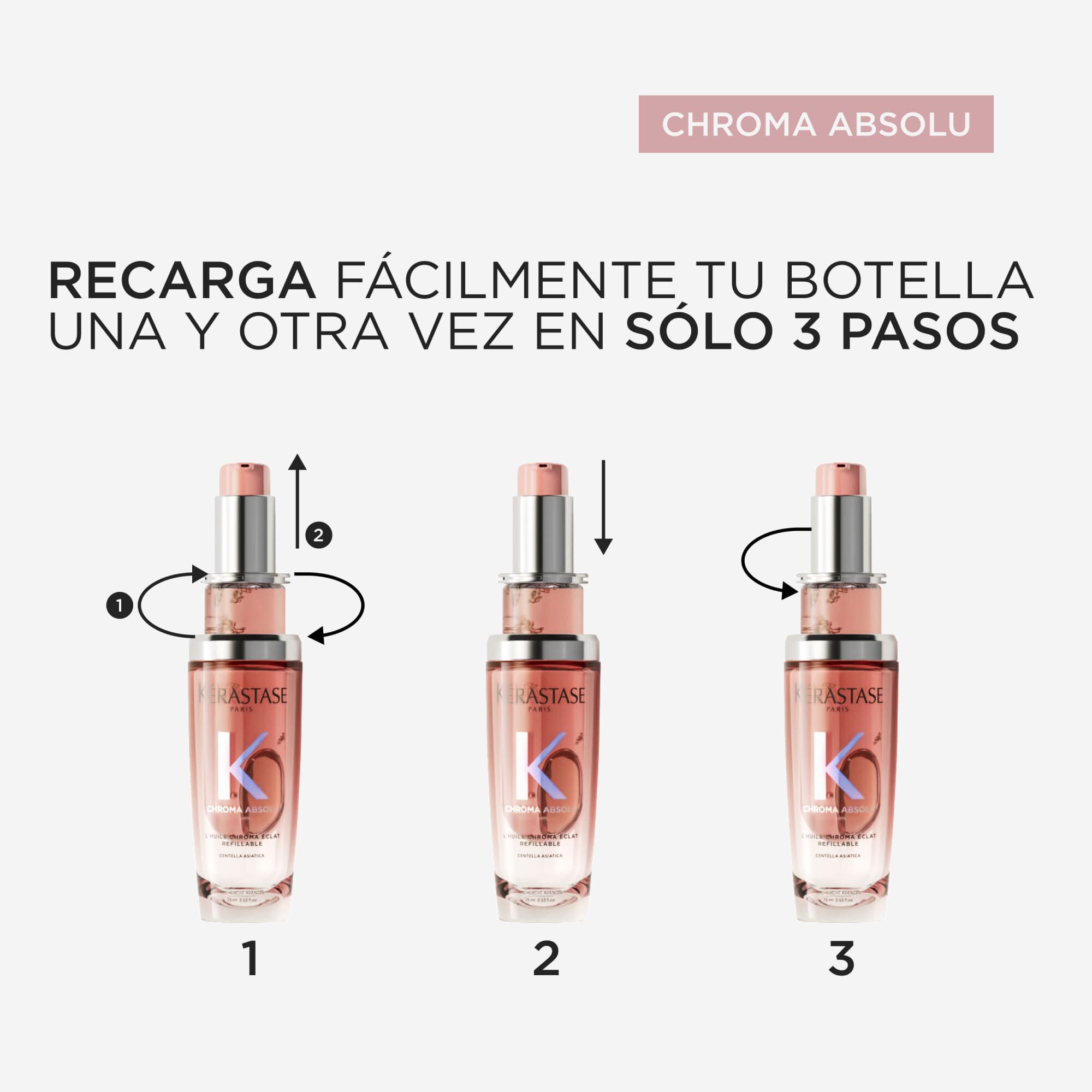 L'HUILE CHROMA ECLAT + RECARGA