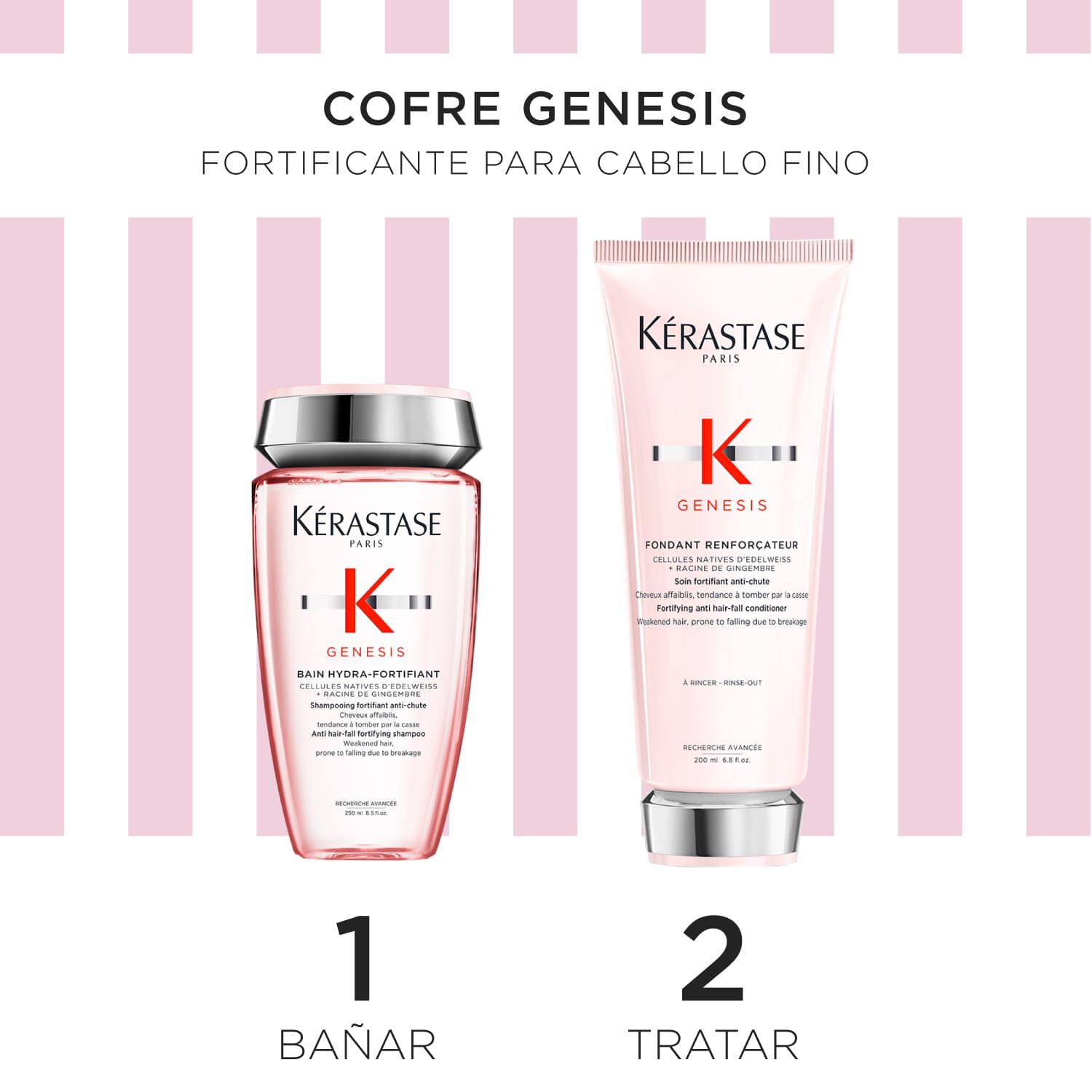 Genesis - Cofre anticaida fortificante para cabello fino
