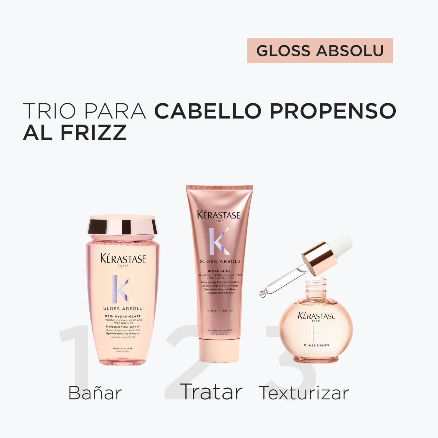 TRIO BRILLO ANTIENCRESPAMIENTO