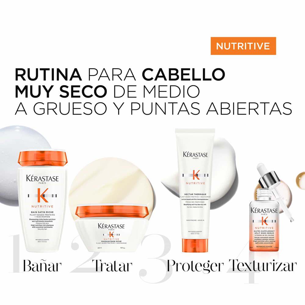 Cuarteto Nutritive Cabello seco a muy seco y grueso