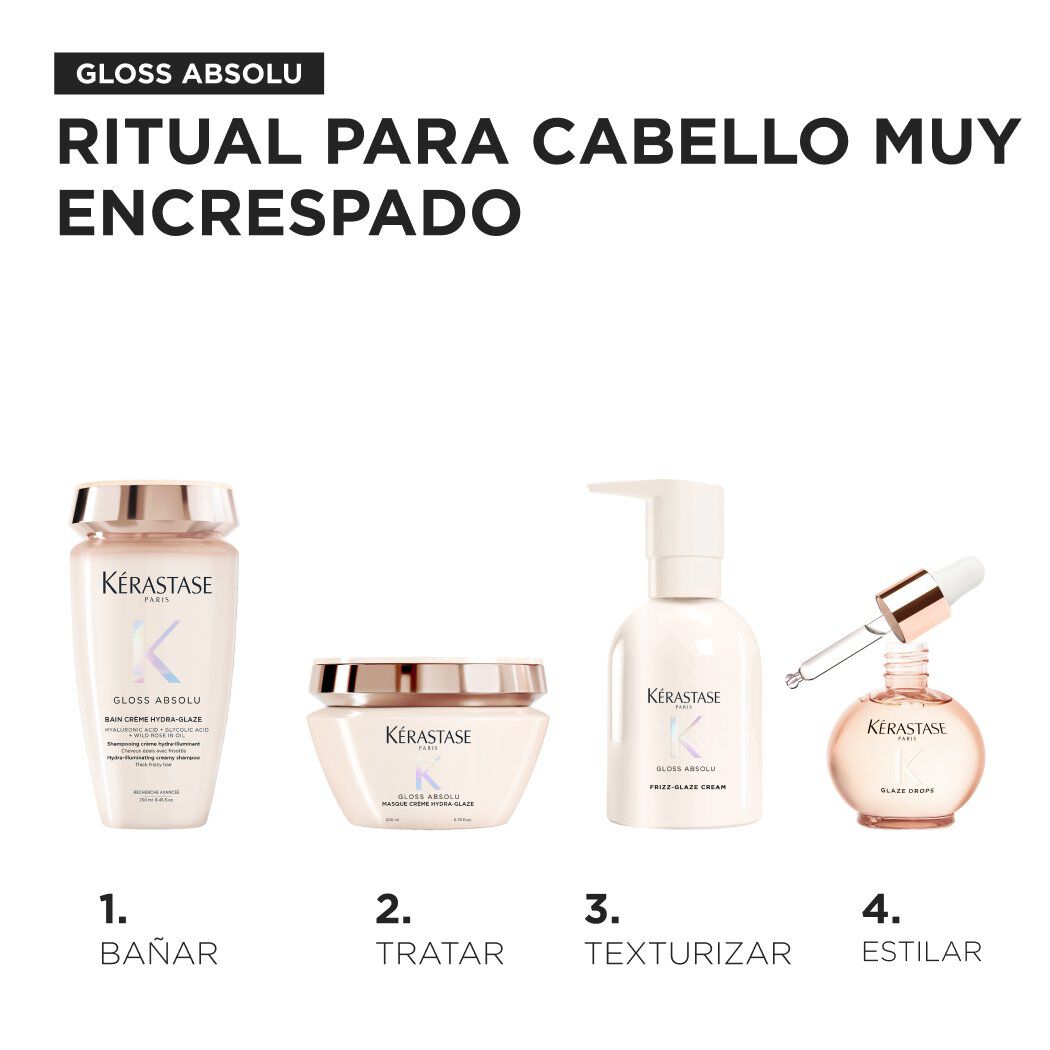 RUTINA DE CUIDADO ANTIENCRESPAMIENTO Y BRILLO PARA CABELLO GRUESO