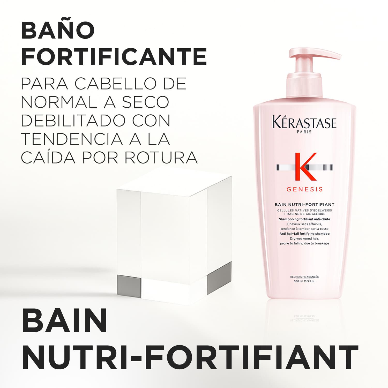 Champu Recargable 500ml Bain Nutri-Fortifiant