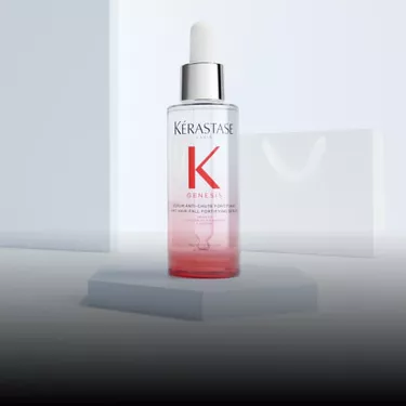 Frasco rosa del Serum Universal Chronologiste de Kerastase.
