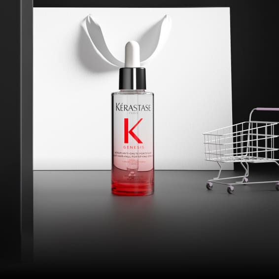 Frasco rosa del Serum Universal Chronologiste de Kerastase.